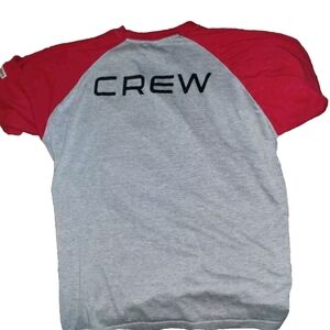 Live Nation CREW Ringer T Gray/Red XL w/ Pocket on Sleeve